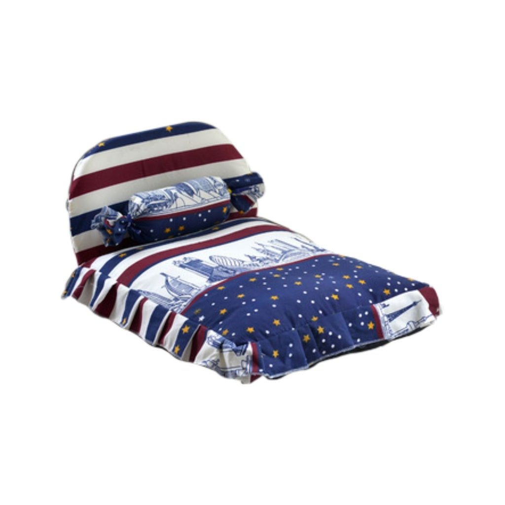 Floofi Pet Bed With Pillow and Quilt Star (M)