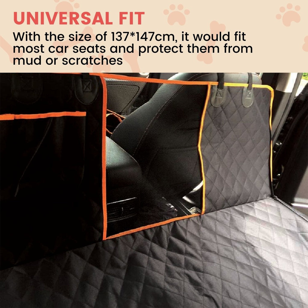 Floofi Pet Car Back Seat Cover Waterproof Safety