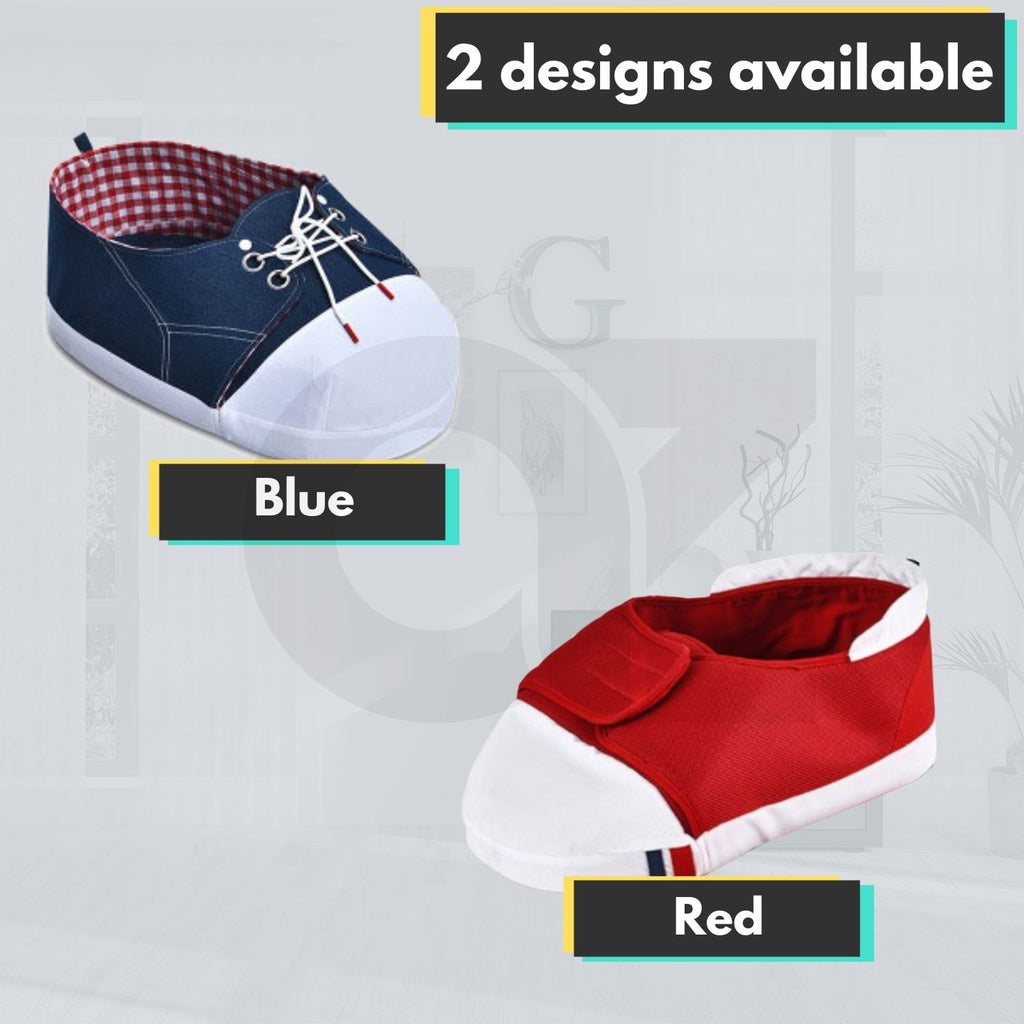 Floofi Pet Bed Shoe Shape (M Blue)