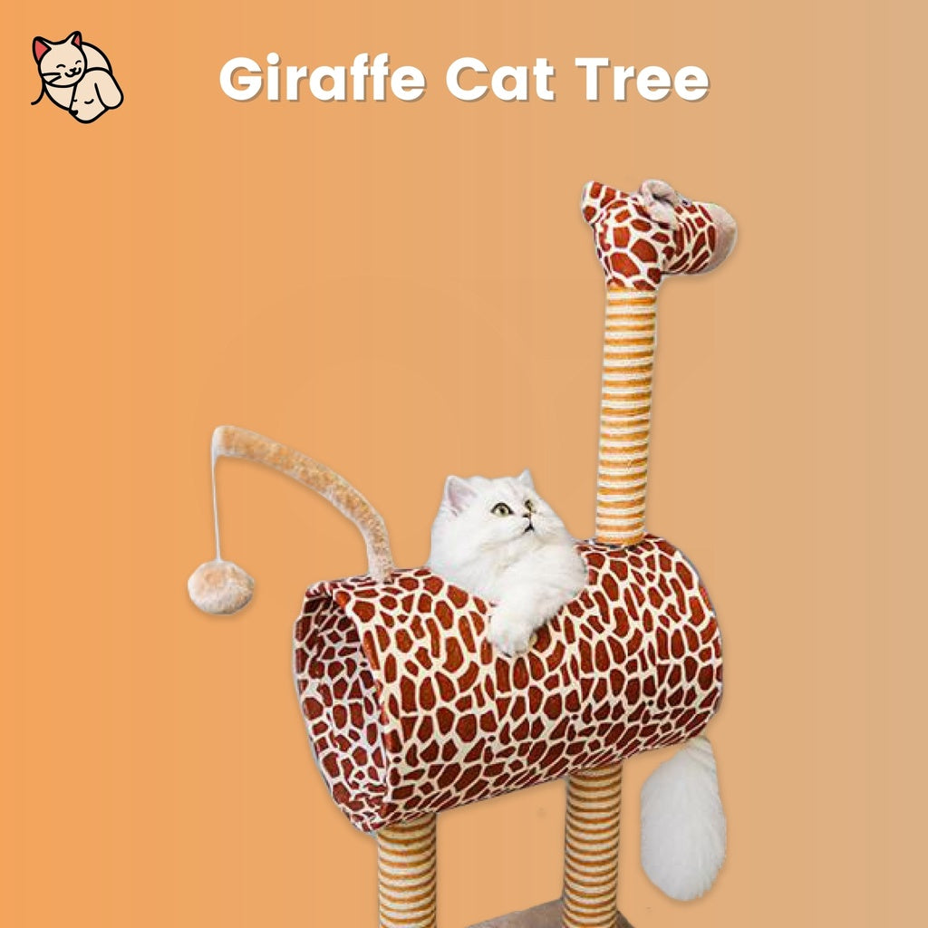 Floofi Cat Tree Giraffe Design 105cm