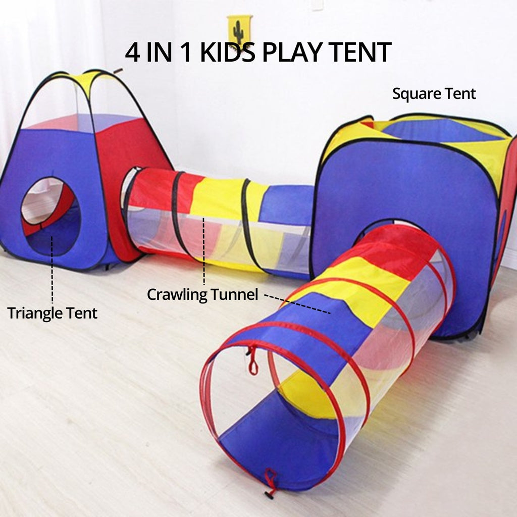 GOMINIMO 4 in 1 Mix Color Style Kids Play Tent