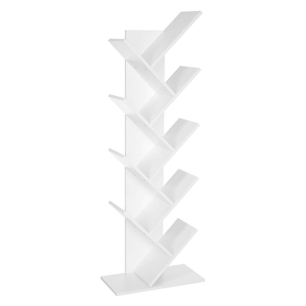 VASAGLE 8 Tier Tree Bookshelf White