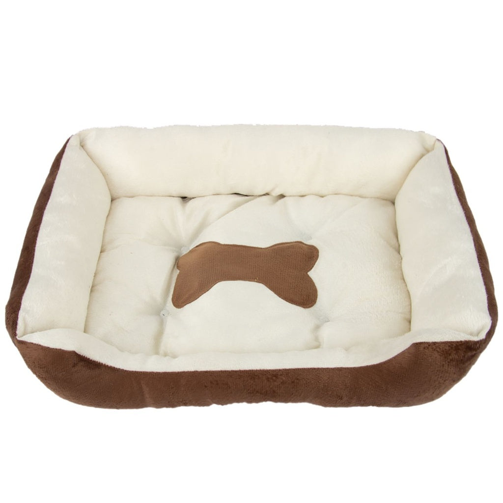 Floofi Pet Bed Bone (S Coffee)