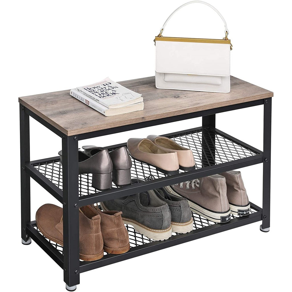 VASAGLE 3 Tier Shoe Rack