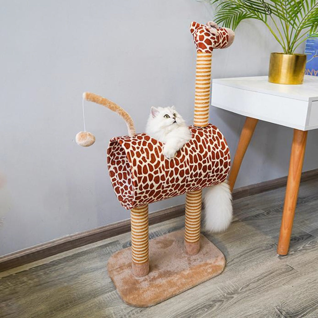 Floofi Cat Tree Giraffe Design 105cm