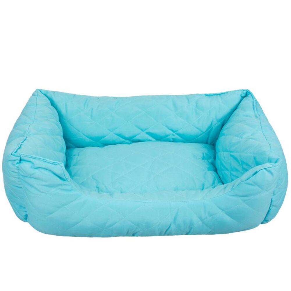 Floofi Rectangular Pet Bed Polyester (Blue)