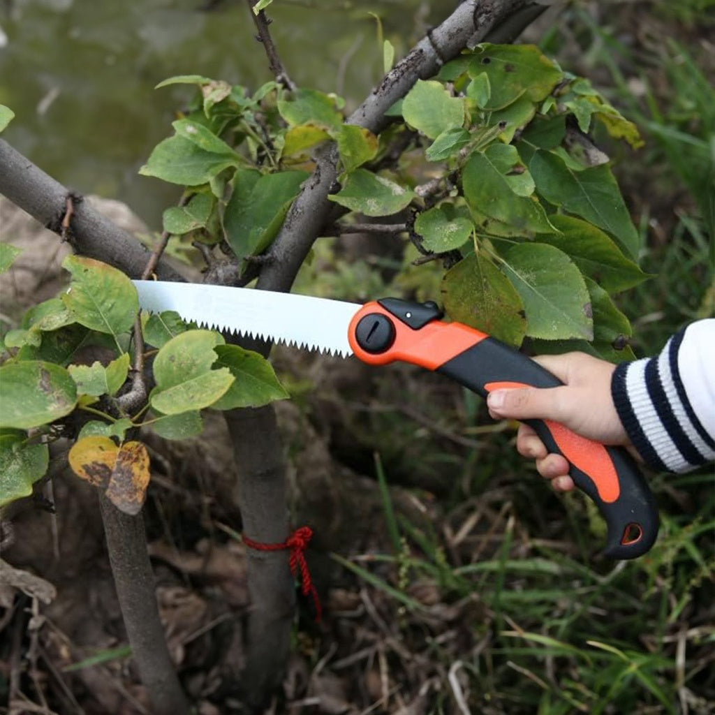 KILIROO Camping Flip Saw 8-Inch Blade Tree Trimming Foldable Pruning Hand Saw