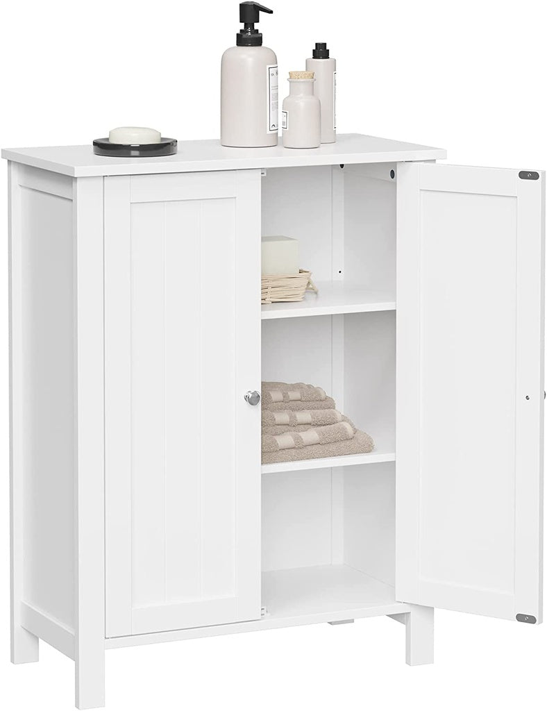 VASAGLE Floor Cabinet with 2 Doors White