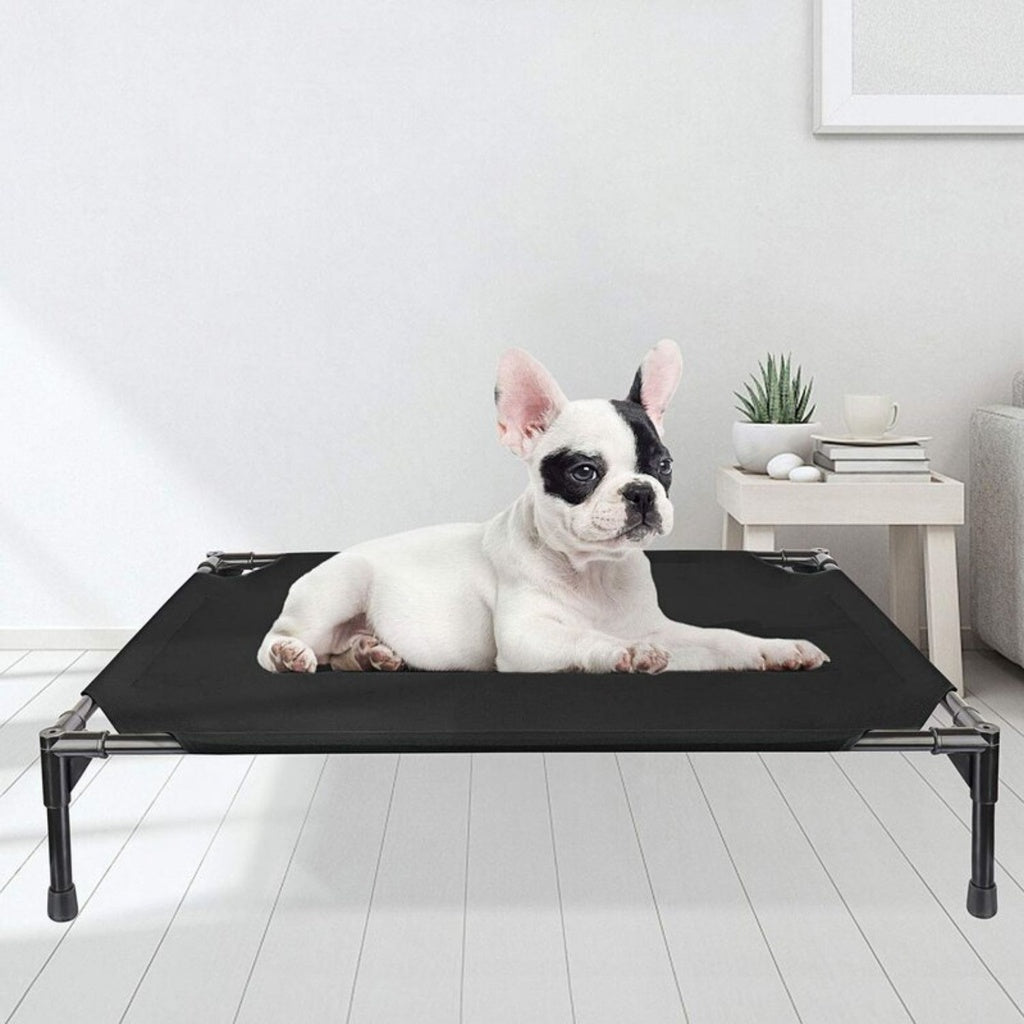 Floofi Elevated Pet Bed (L Black)