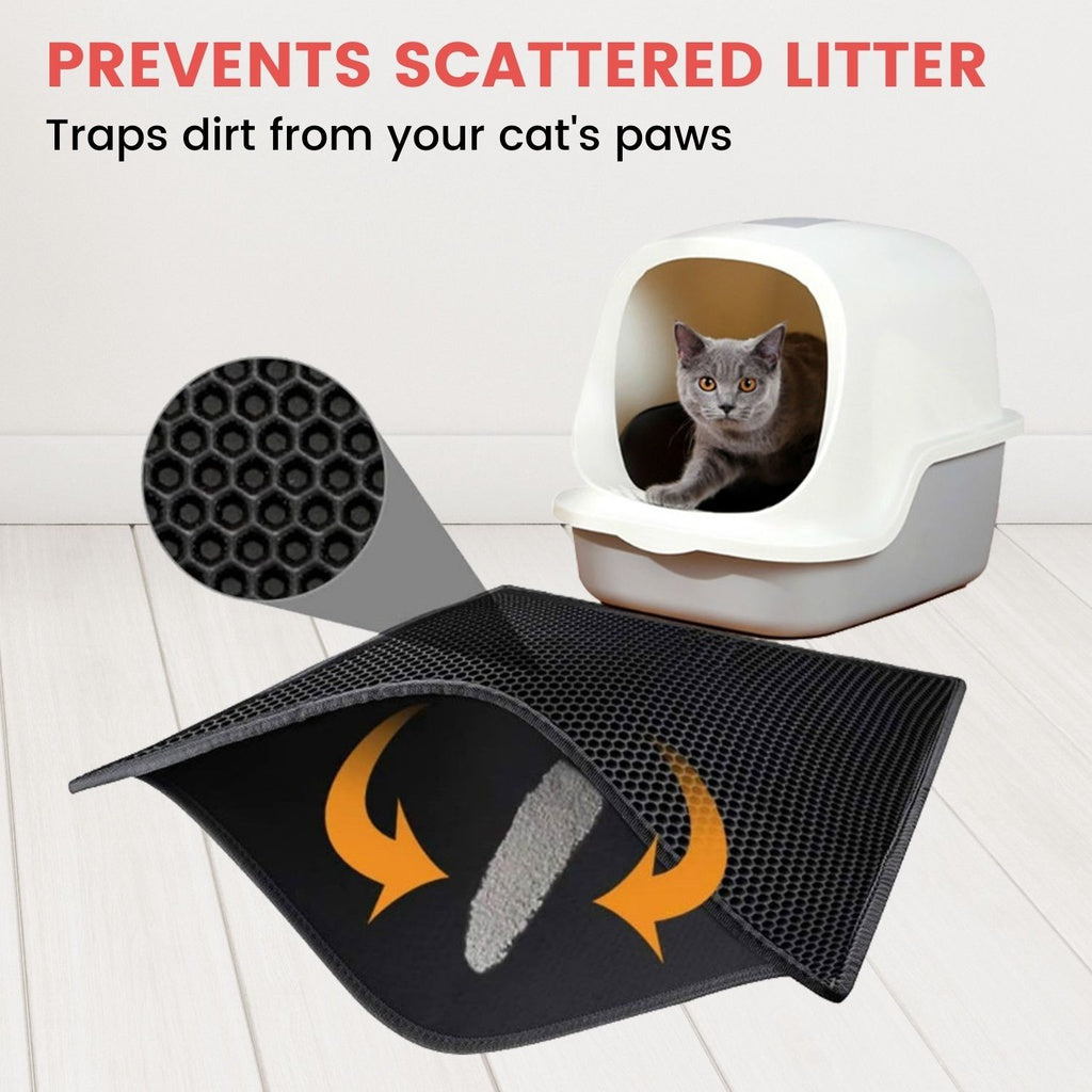 Floofi Litter Mat Cat Shape