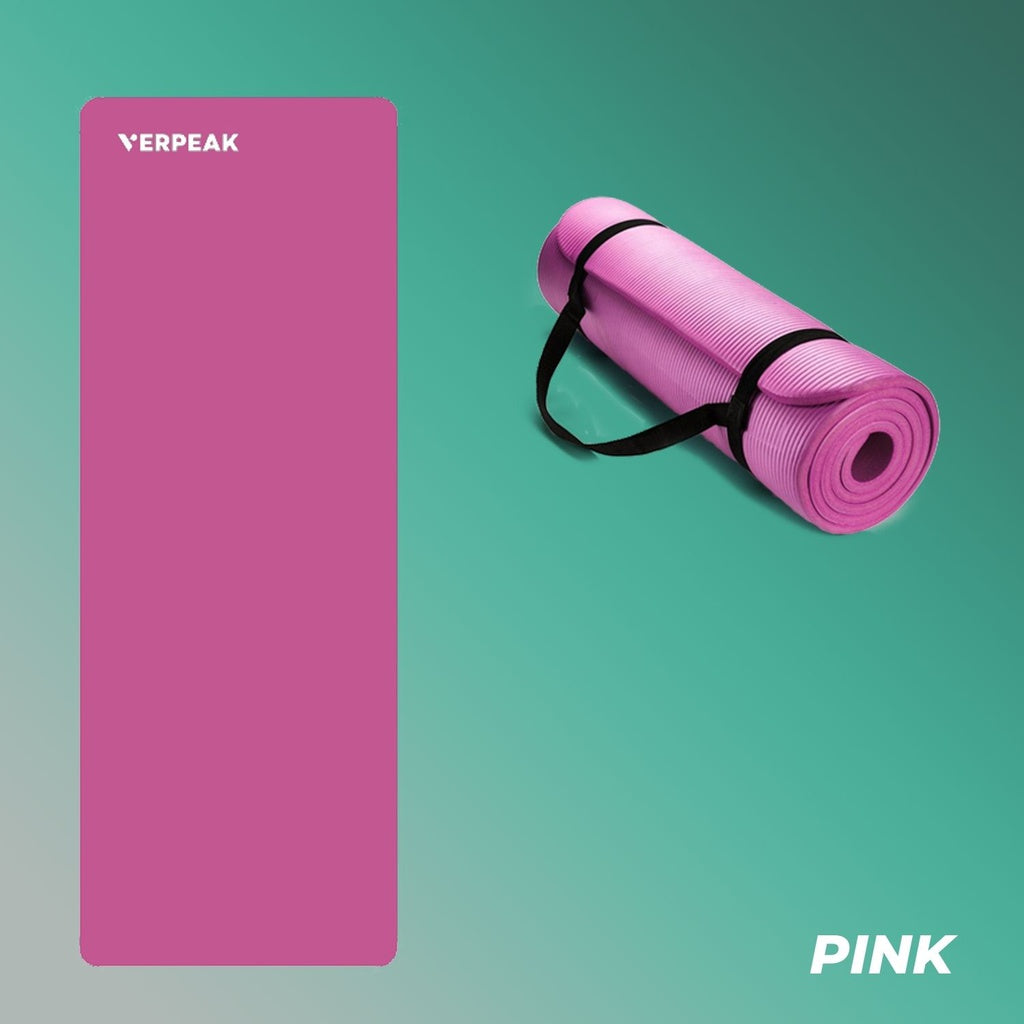 VERPEAK NBR Yoga Mat 1.5CM (Pink)