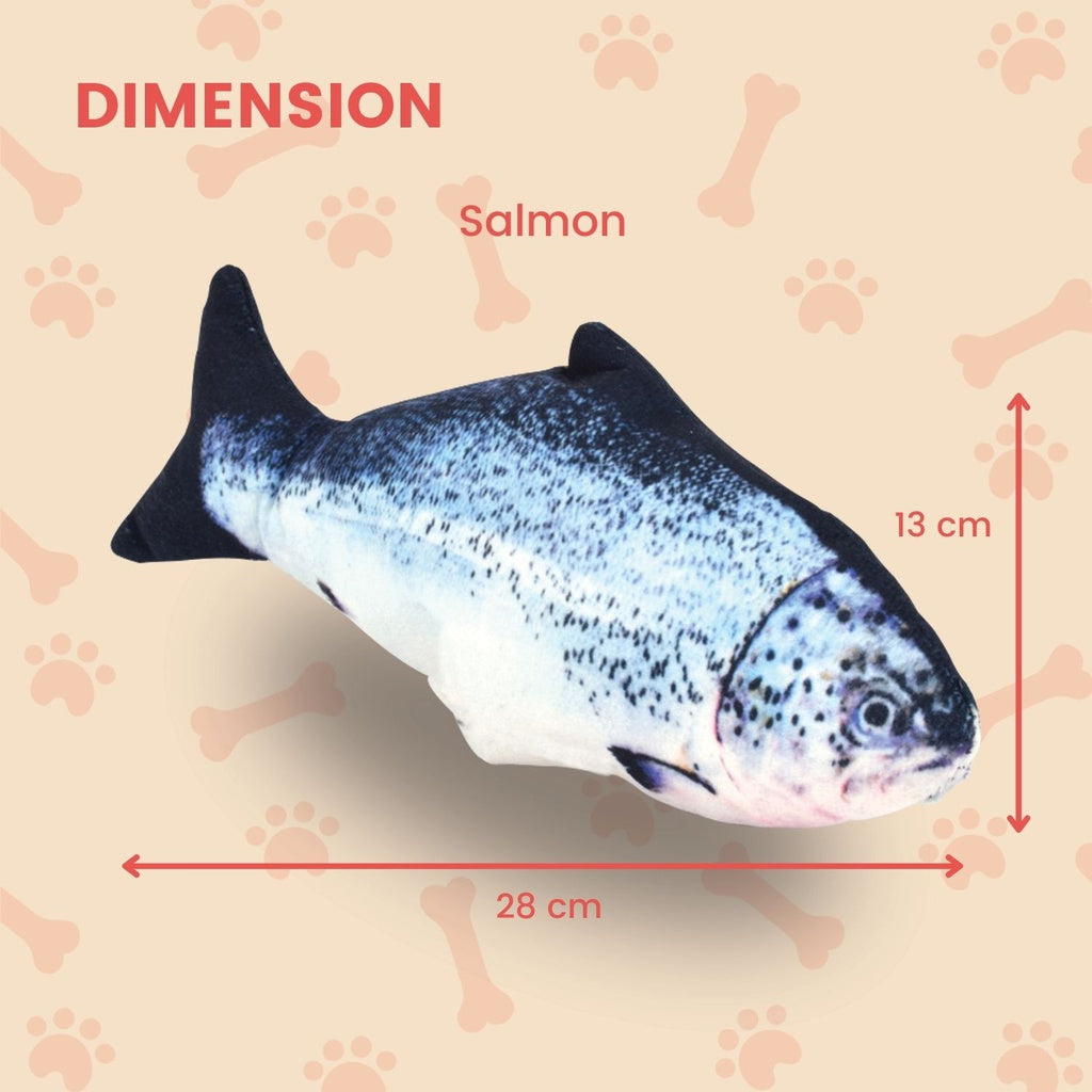 Floofi USB Electric Fish Toy Salmon