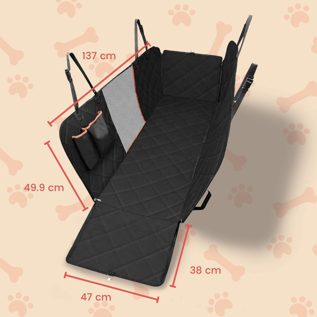 Floofi Pet Car Back Seat Cover Waterproof Safety